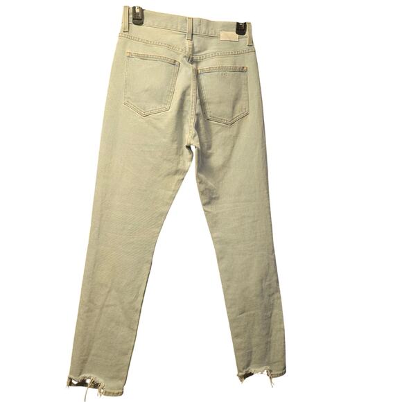 CQY Light Wash High Rise Straight Leg Jeans - Picture 3 of 9